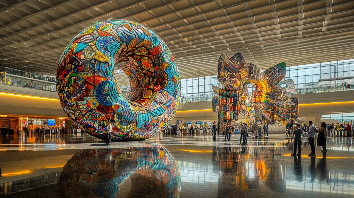 Image for Global Examples of Airport Art Installations