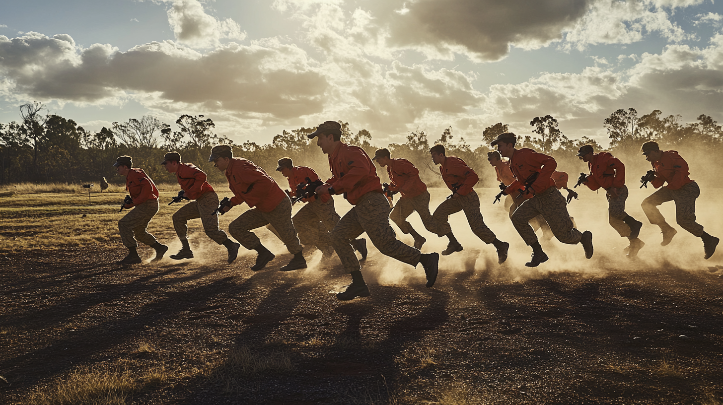 Image for Qantas' Military-Like Training Regimen