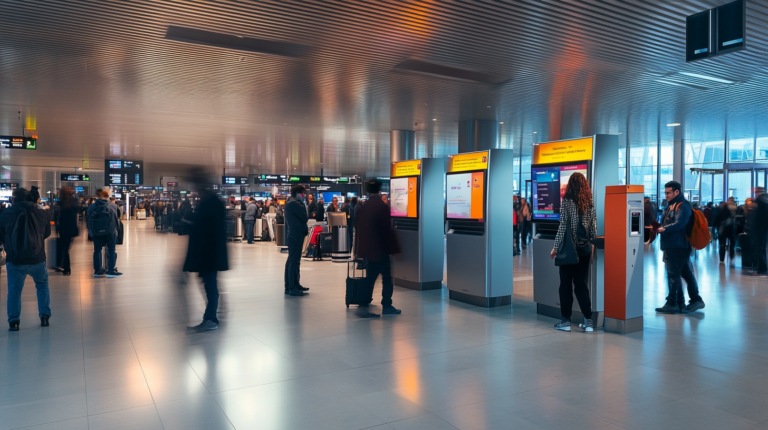 The Rise of Self-Service Check-In Kiosks: Streamlining Air Travel
