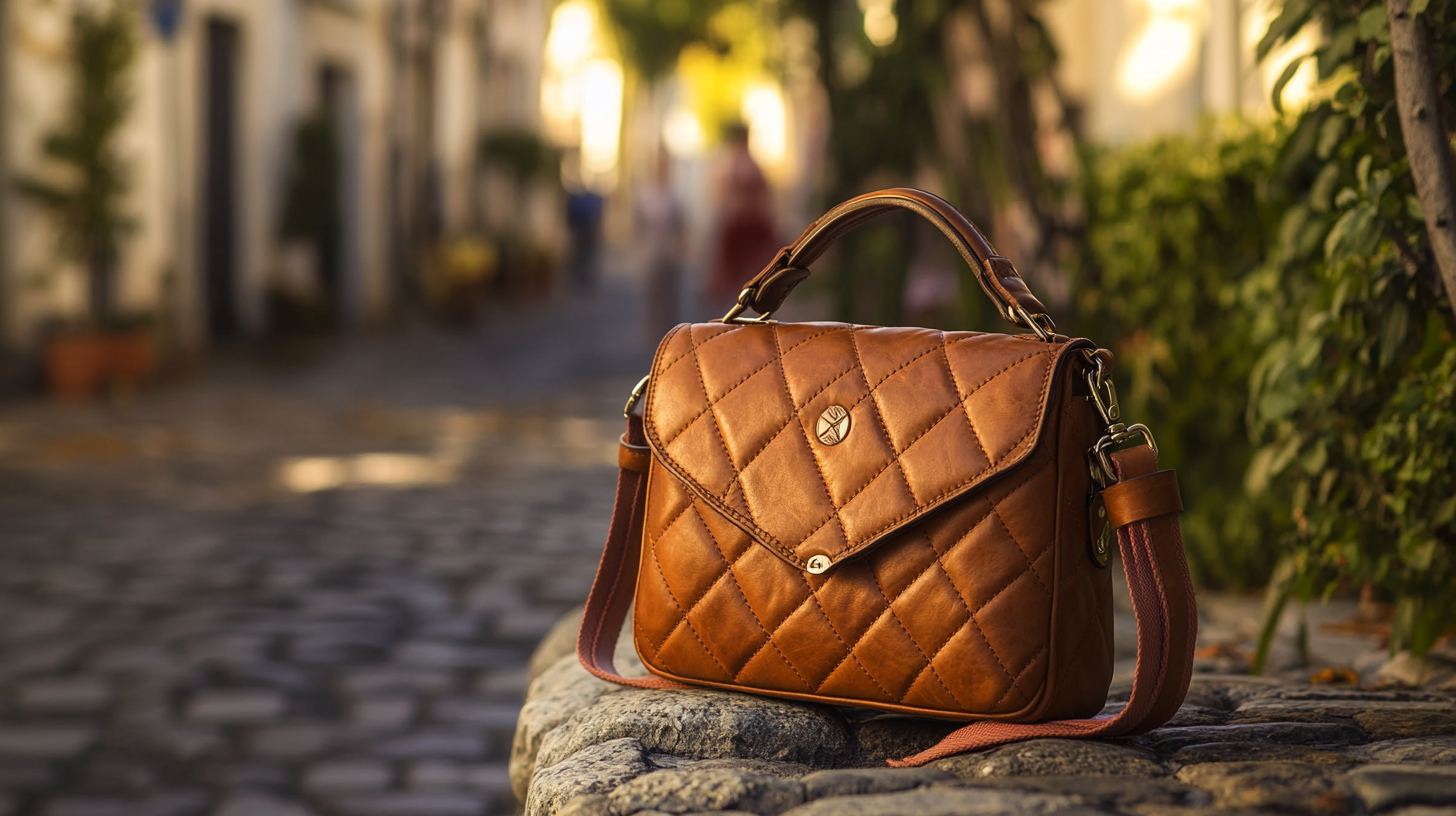 Image for Quince Italian Leather Quilted Crossbody