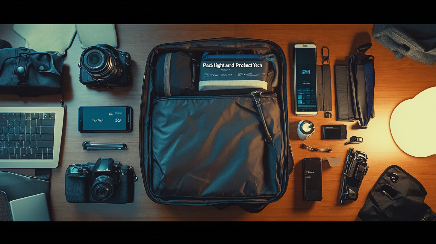 4. Pack Light and Protect Your Tech